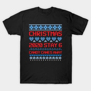 christmas 6 Candy Canes  away T-Shirt